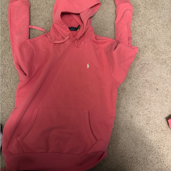 Ralph Lauren bright red Hoodie & Sweatpants Set – / Unisex – Cozy Loungewear